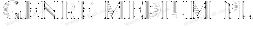 Genre Medium Plain字体转换
